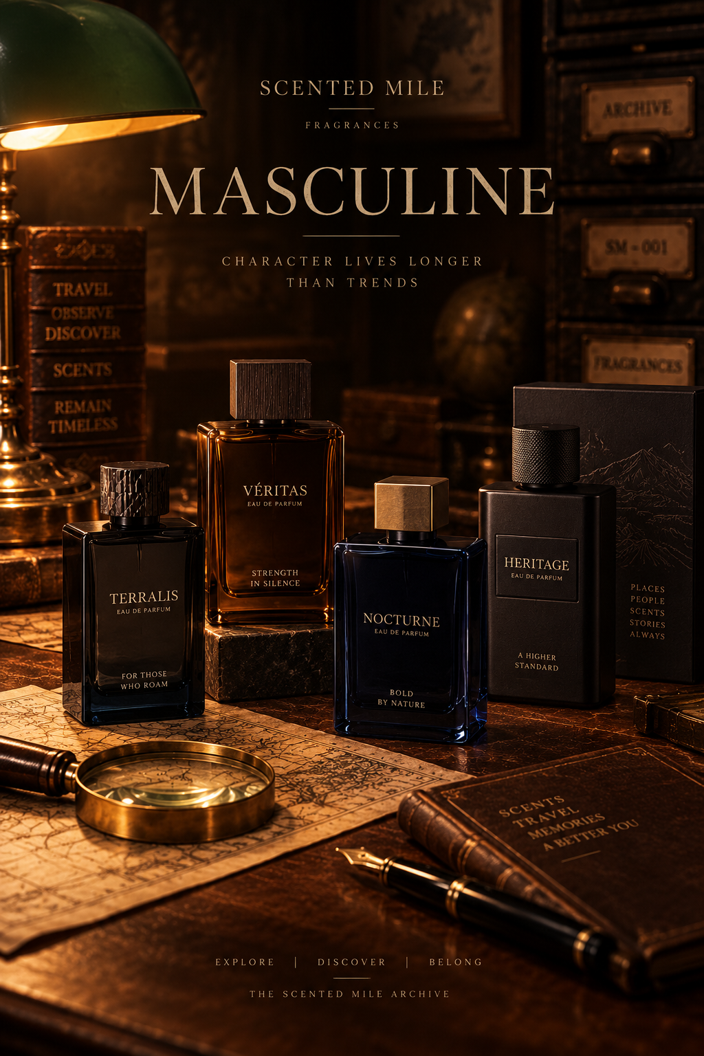 Masculine fragrance collection — Scented Mile